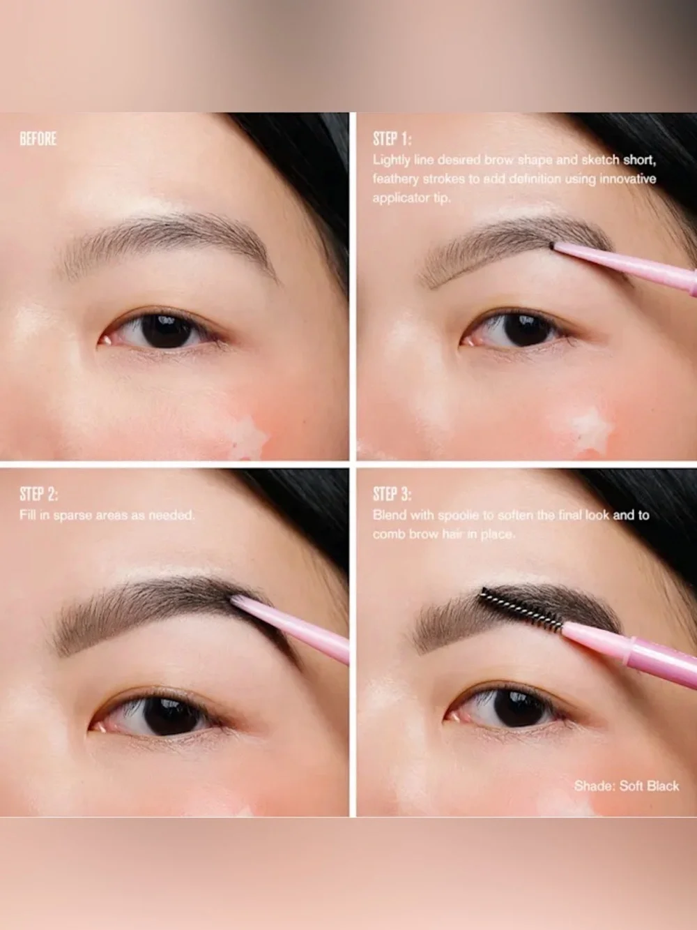 Jeffree Star Taupe Brow Designer Eyebrow Pencil- ash taupe, precision, vegan - Picture 7 of 10